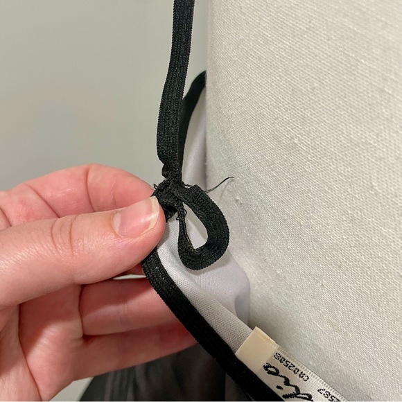 Vintage Y2K Butterfly Glitter Mesh Overlay Slip Dress Size Small *Flawed - Picture 7 of 7